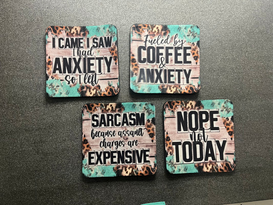 4 pack coaster set